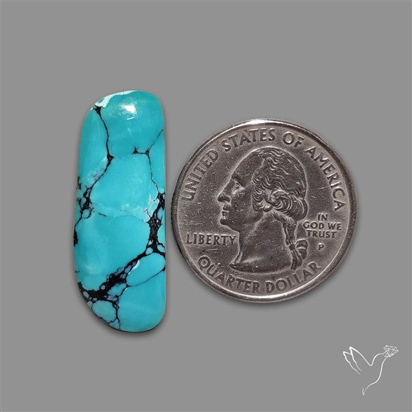 Hubei Turquoise Cabochon Thin Cut