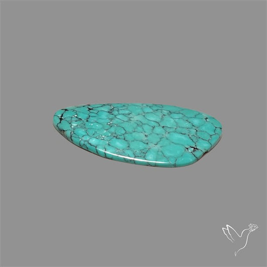 Hubei Turquoise Cabochon Thin Cut