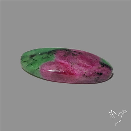 Flashy Ruby Zoisite Cabochon