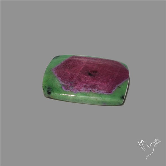 Flashy Ruby Zoisite Cabochon
