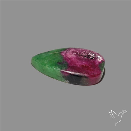 Flashy Ruby Zoisite Cabochon