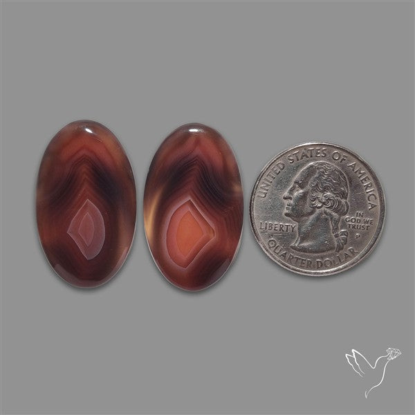 Botswana Agate Pair
