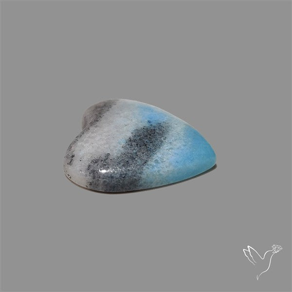 Trolleite Quartz Heart Cabochon