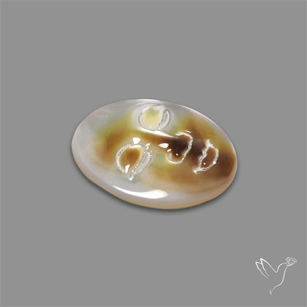 Mother Of Pearl Moonface Carving