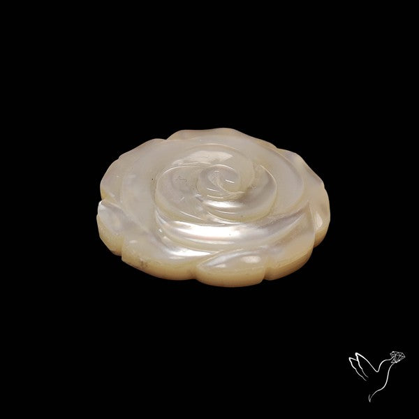 Mother Of Pearl Flower Carving