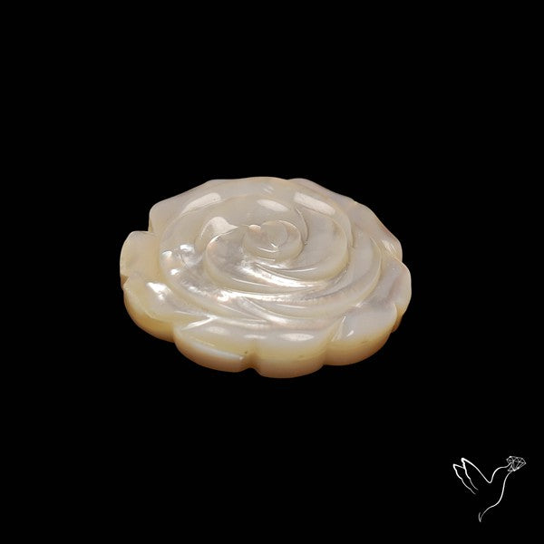 Mother Of Pearl Flower Carving