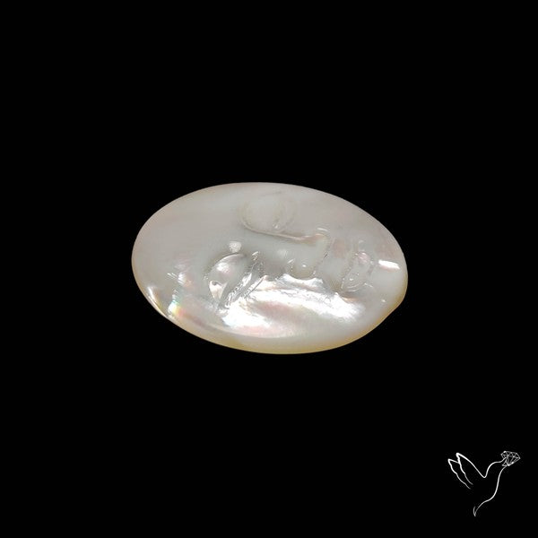 Mother Of Pearl Moonface Carving