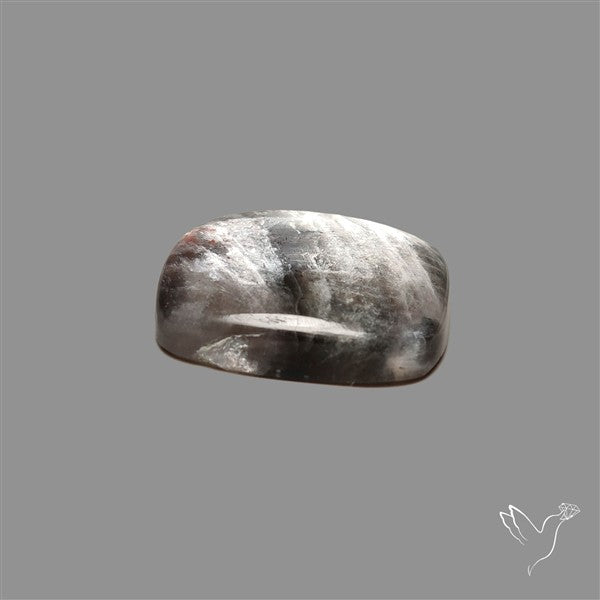 Black Moonstone With Sunstone Inclusions Cabochon