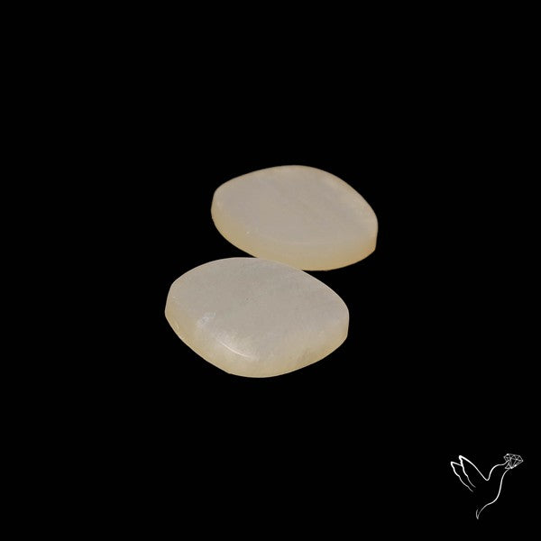 African Blue Moonstone Pair