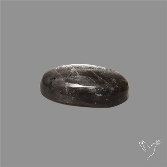 Black Moonstone With Sunstone Inclusions Cabochon