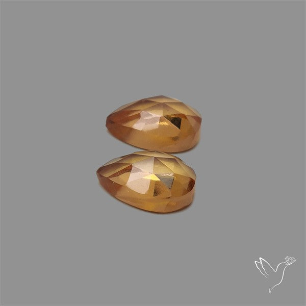 Diaspora Glass Color Shifting Pair Rose Cut