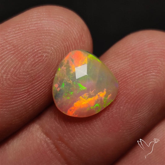Rose Cut Ethiopian Opal