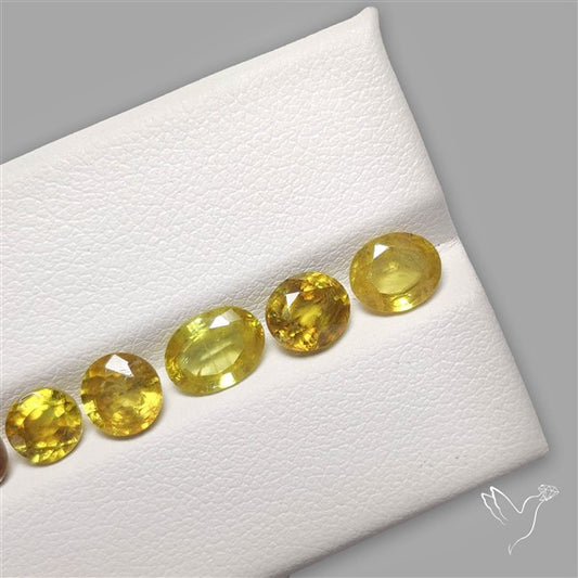 Fine Sphene Faceted Fine Gemstone Set