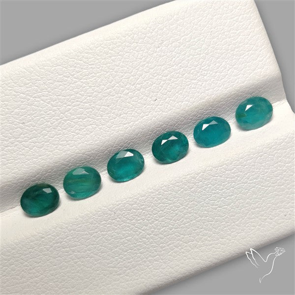 Faceted Grandidierite Fine Gemstone Set