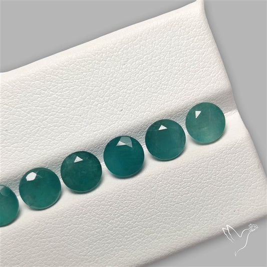 Faceted Grandidierite Fine Gemstone Set