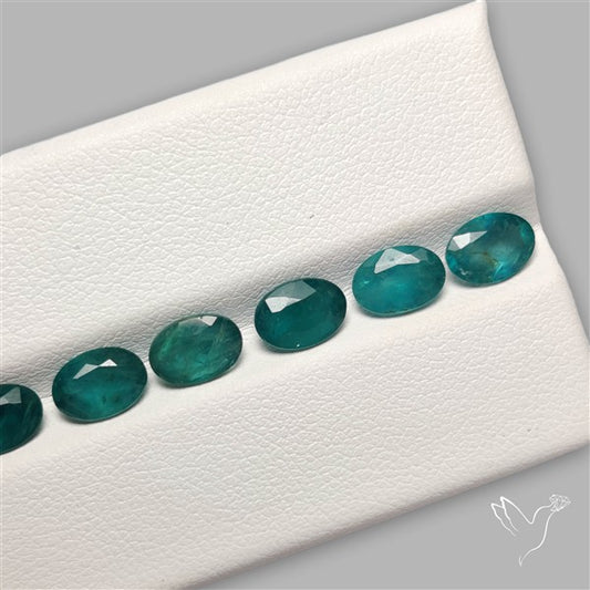 Faceted Grandidierite Fine Gemstone Set