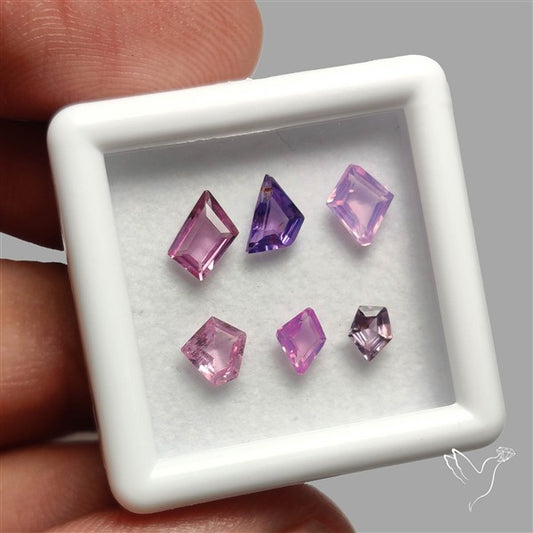 Faceted Pink Spinels Fine Gemstone Set