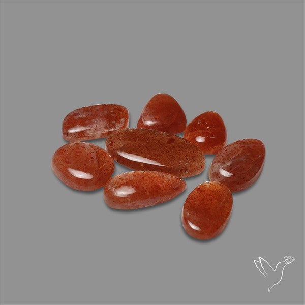 Indian Confetti Sunstone Cabochons Lot