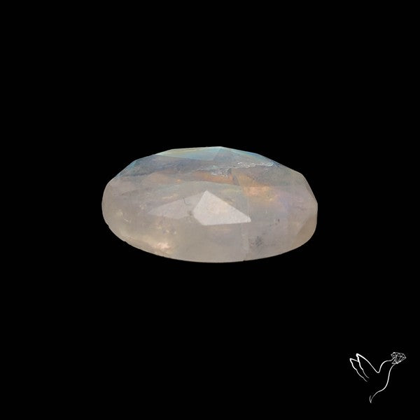 Rose Cut Rainbow Moonstone
