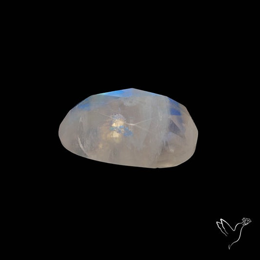 Rose Cut Rainbow Moonstone
