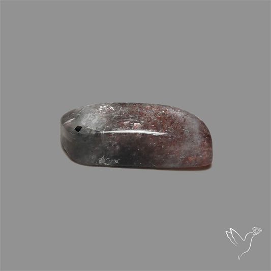 Black Moonstone With Sunstone Inclusions Cabochon
