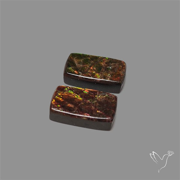Purple Aolite Cabochon Pair High Grade