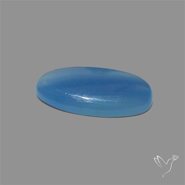 Caribbean Blue Calcite Cabochon aka Blue Onyx