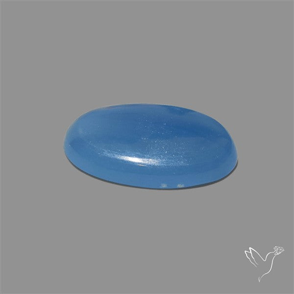 Caribbean Blue Calcite Cabochon aka Blue Onyx