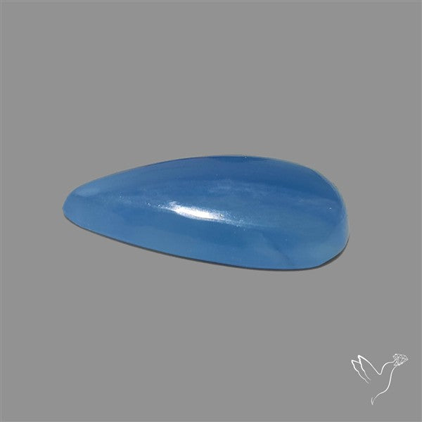 Caribbean Blue Calcite Cabochon aka Blue Onyx