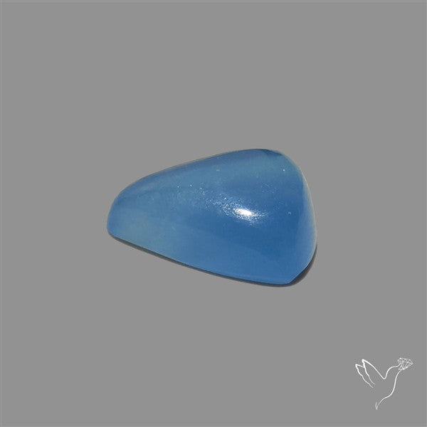 Caribbean Blue Calcite Cabochon aka Blue Onyx