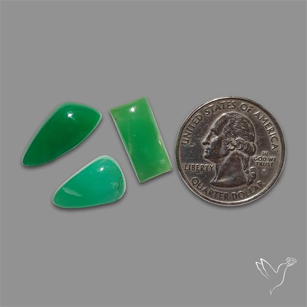 Chrysoprase Cabochons Lot