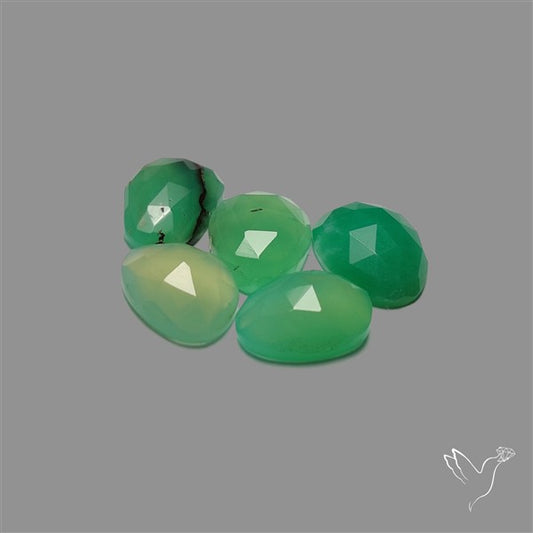 Gey Chrysoprase Cabochons Lot