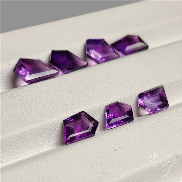Faceted Amethyst Lot