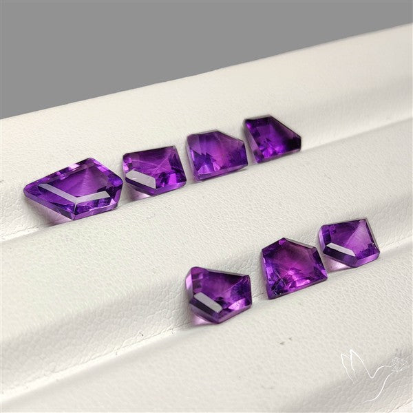 Faceted Amethyst Lot