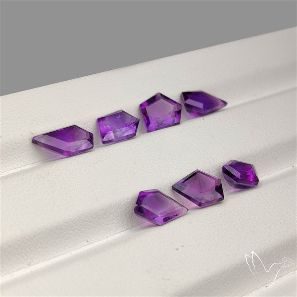 Faceted Amethyst Lot