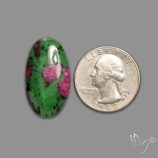 Ruby In Zoisite Cabochon
