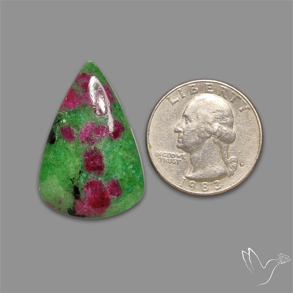 Ruby In Zoisite Cabochon
