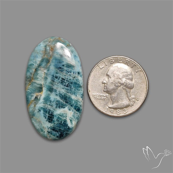 Rare Lake Baikal Apatite Cabochon