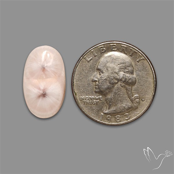 Pink Indonesian Natrolite Cabochon