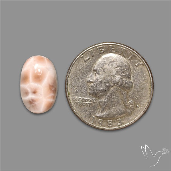 Pink Indonesian Natrolite Cabochon