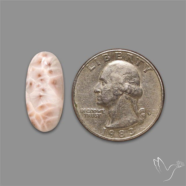 Pink Indonesian Natrolite Cabochon