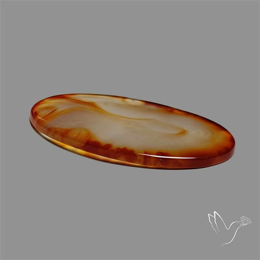 Montana Agate Slice Cabcohon Flat Cut