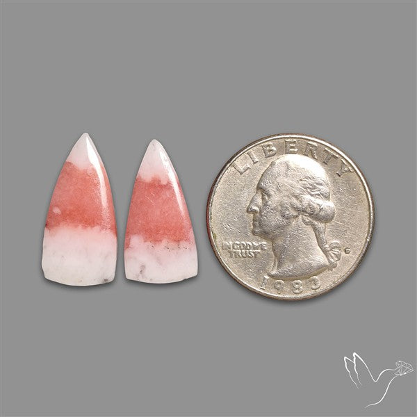 Peruvian Pink Opal Pair