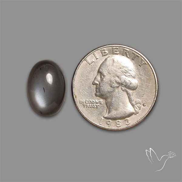 Black Moonstone Cabochon