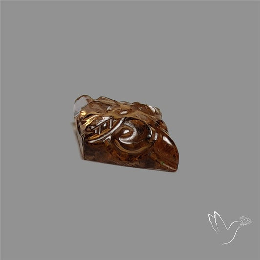 Color Shiftting Diaspora Glass Mughal Carving