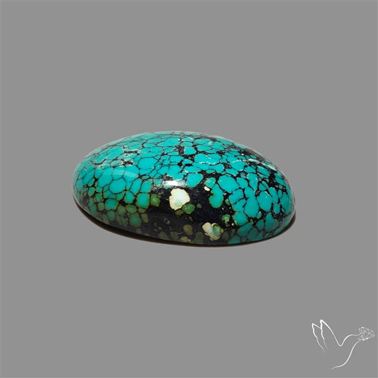 Spiderweb Hubei Turquoise Cabochon