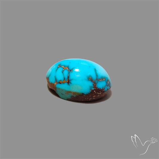 Rare Egyptian Turquoise Cabochon from Sinai Peninsula