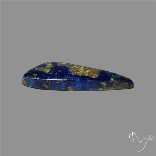 Azurite in Matrix Cabochon