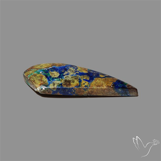 Azurite in Matrix Cabochon