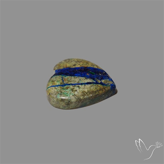 Azurite in Matrix Cabochon